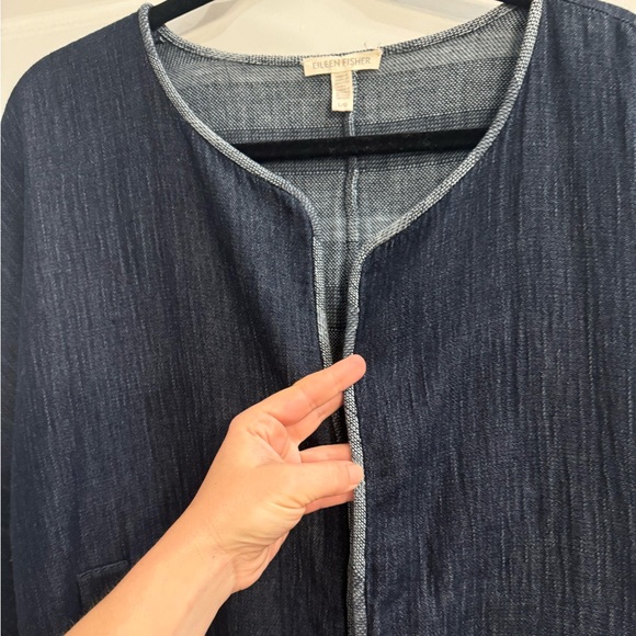 Eileen fisher cotton coat - Picture 2 of 6